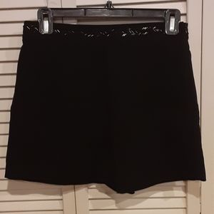 Womens black dress shorts
